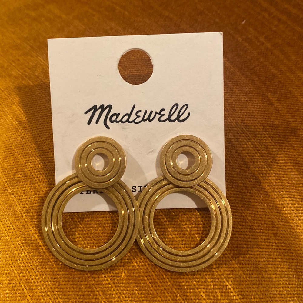Madewell two circle earrings